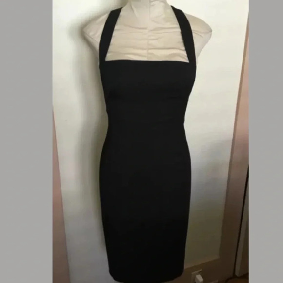 BLACK HALO NWT Bryson Cross Back Sheath Dress 4 - Picture 6 of 10